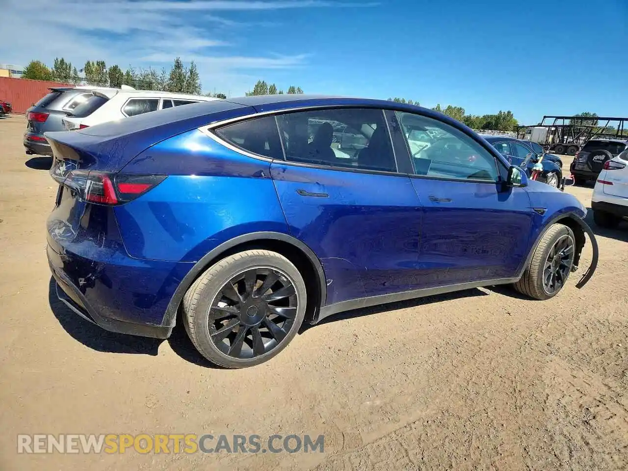3 Photograph of a damaged car 7SAYGAEE1PF706630 TESLA MODEL Y 2023