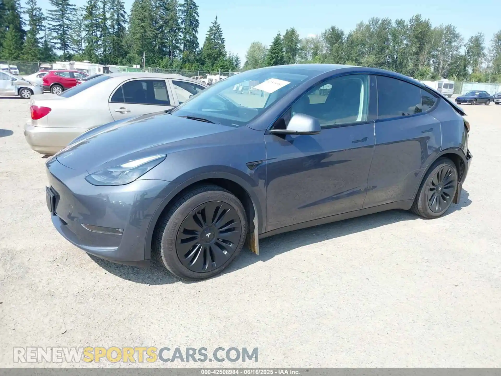 2 Фотография поврежденного автомобиля 7SAYGAEE1PF788035 TESLA MODEL Y 2023