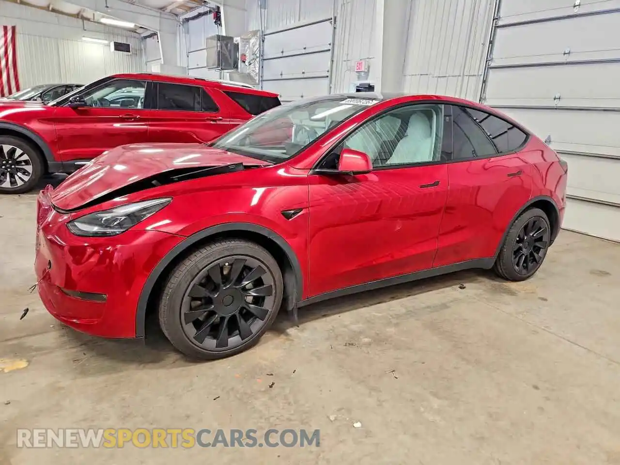 1 Photograph of a damaged car 7SAYGAEE1PF791632 TESLA MODEL Y 2023