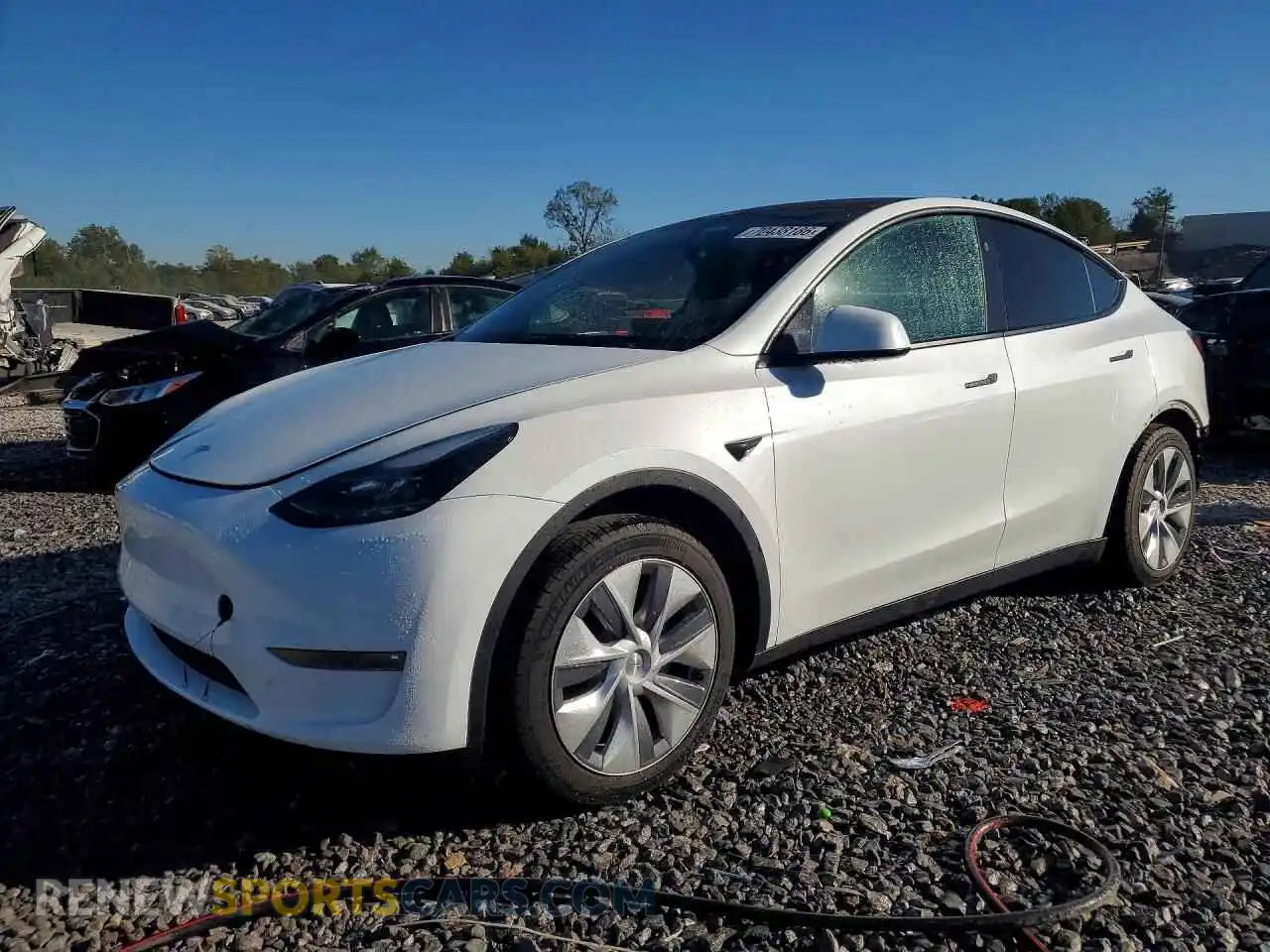 1 Photograph of a damaged car 7SAYGAEE1PF804332 TESLA MODEL Y 2023