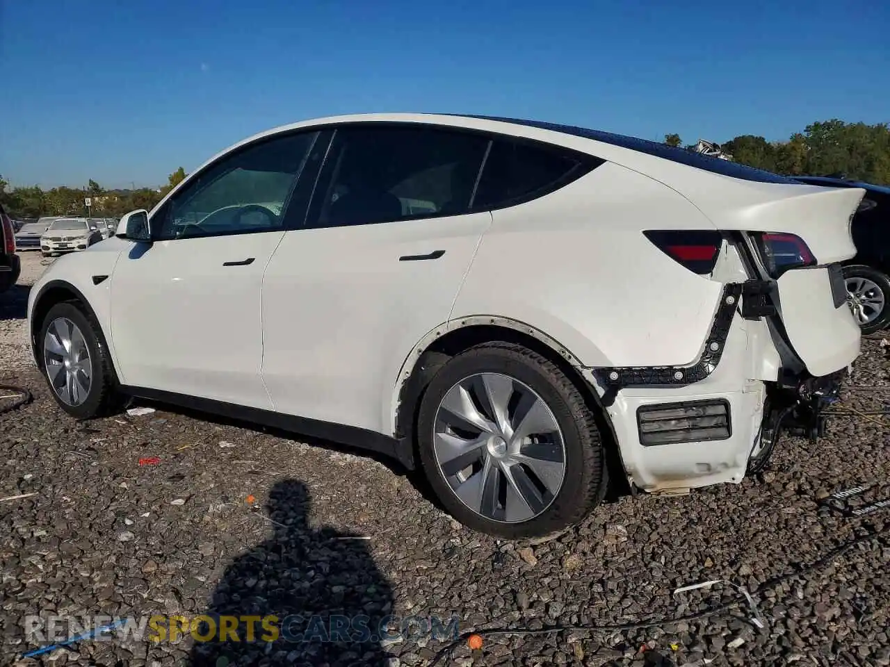 2 Photograph of a damaged car 7SAYGAEE1PF804332 TESLA MODEL Y 2023