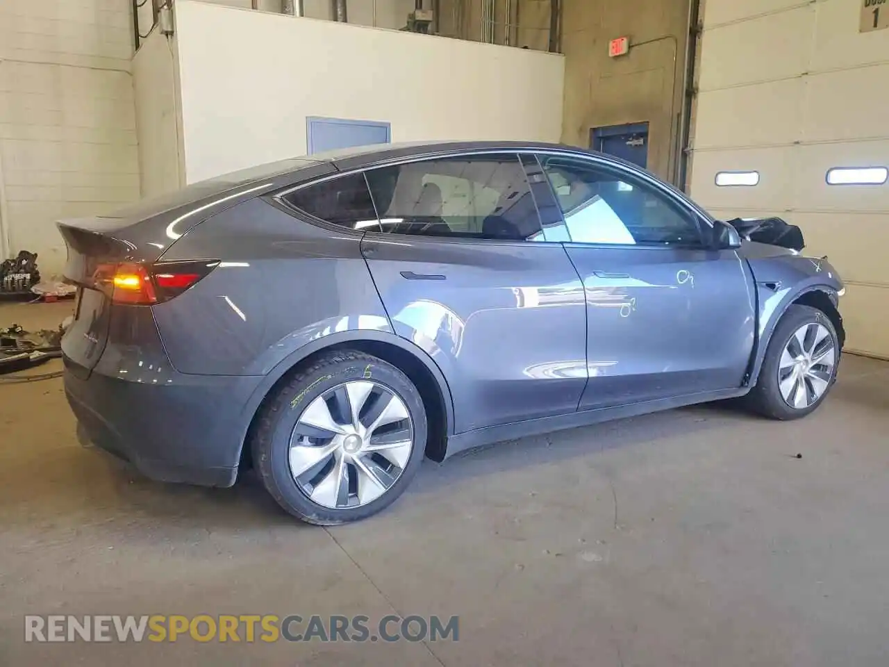3 Photograph of a damaged car 7SAYGAEE1PF840845 TESLA MODEL Y 2023