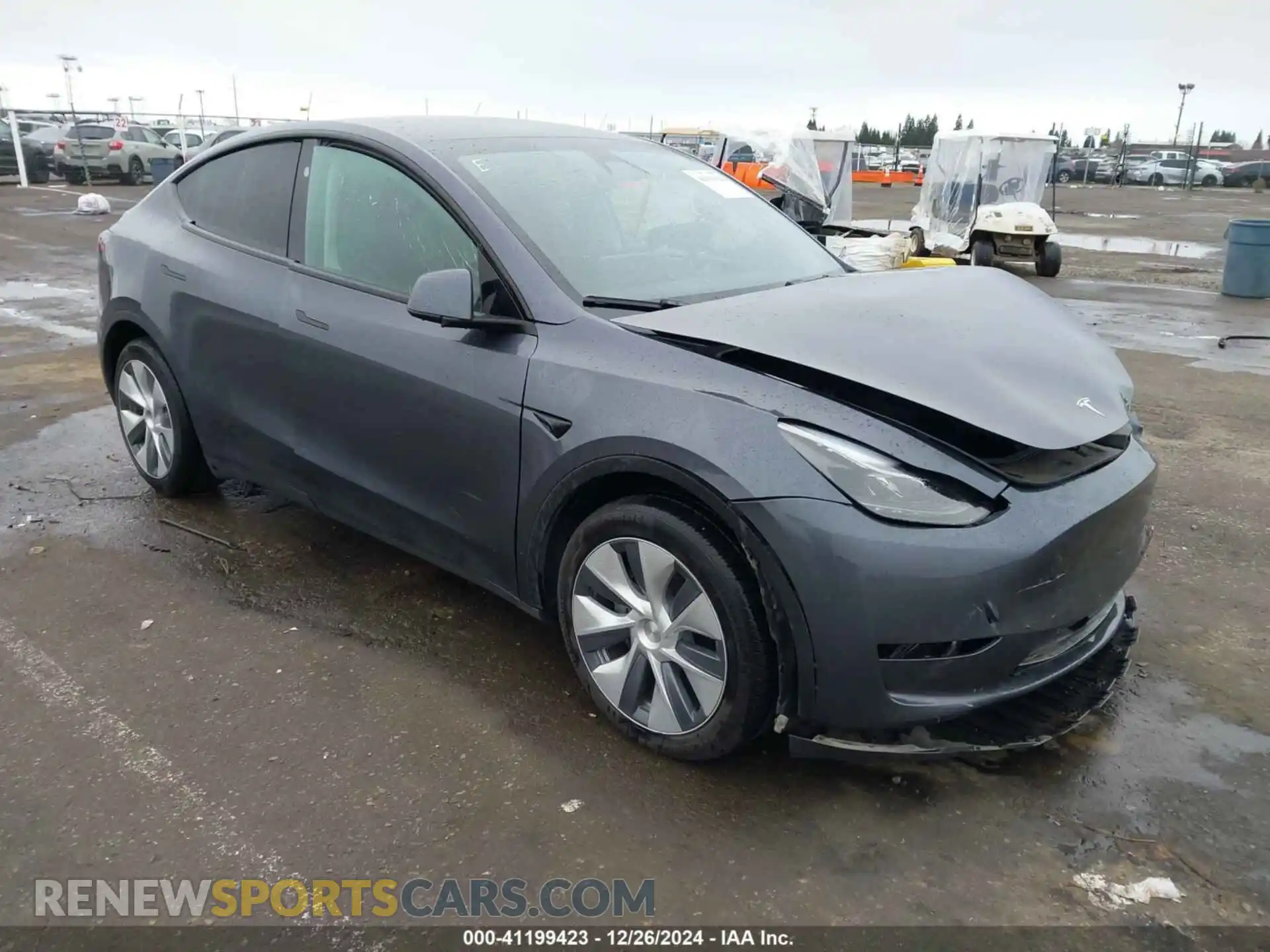 1 Photograph of a damaged car 7SAYGAEE1PF865454 TESLA MODEL Y 2023