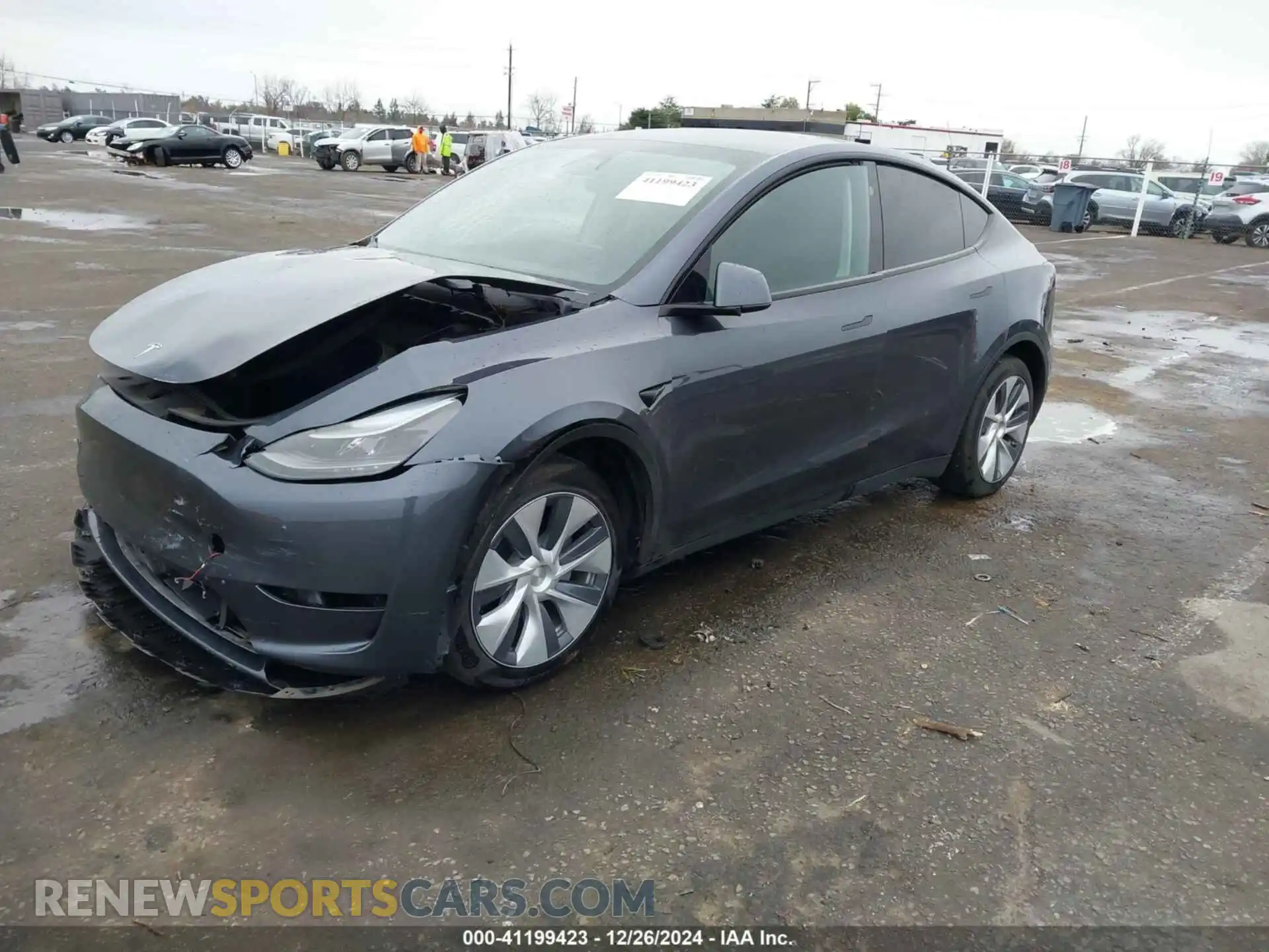 2 Photograph of a damaged car 7SAYGAEE1PF865454 TESLA MODEL Y 2023