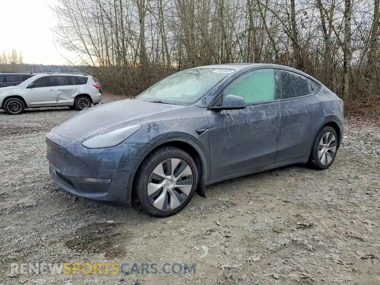 1 Photograph of a damaged car 7SAYGAEE1PF885669 TESLA MODEL Y 2023