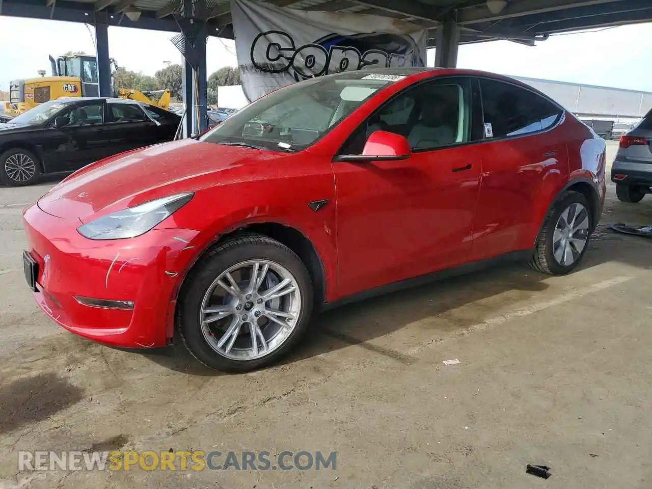 1 Фотография поврежденного автомобиля 7SAYGAEE1PF910389 TESLA MODEL Y 2023