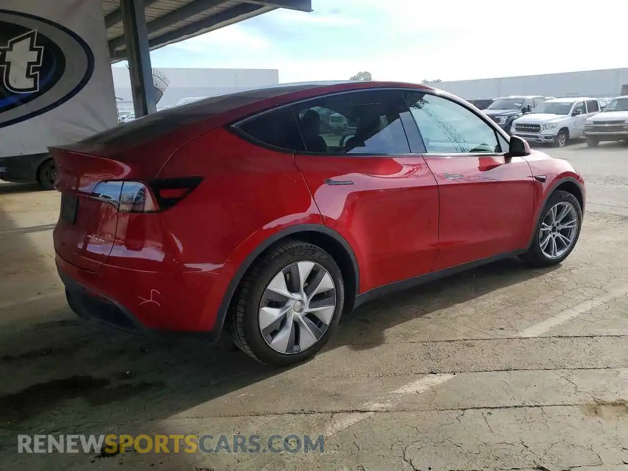 3 Фотография поврежденного автомобиля 7SAYGAEE1PF910389 TESLA MODEL Y 2023