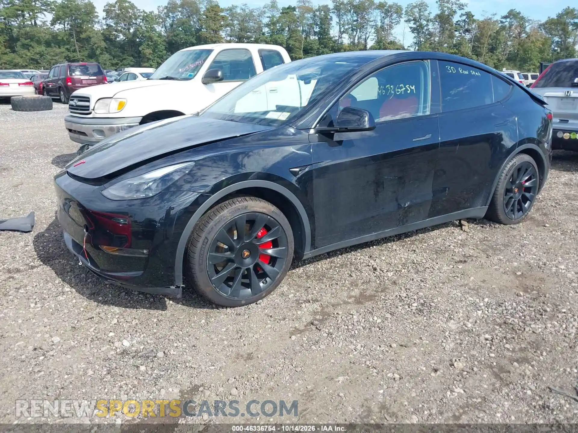 2 Photograph of a damaged car 7SAYGAEE1PF913907 TESLA MODEL Y 2023