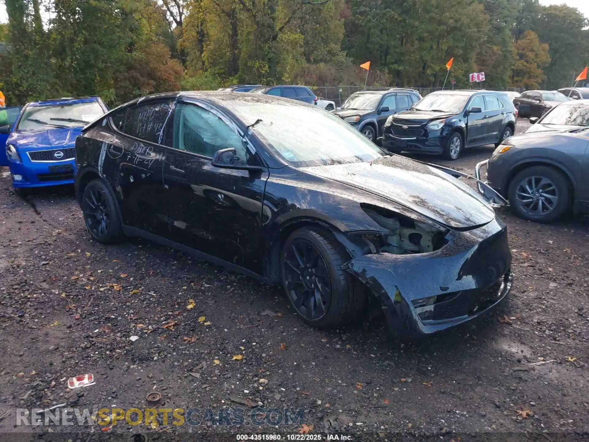 1 Photograph of a damaged car 7SAYGAEE1PF914992 TESLA MODEL Y 2023
