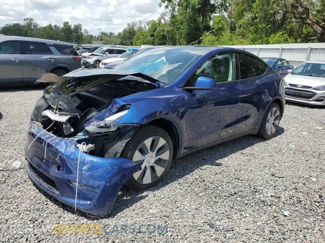 1 Photograph of a damaged car 7SAYGAEE1PF942906 TESLA MODEL Y 2023
