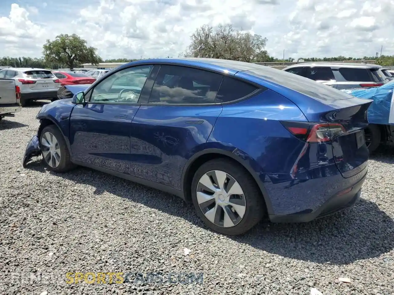 2 Photograph of a damaged car 7SAYGAEE1PF942906 TESLA MODEL Y 2023