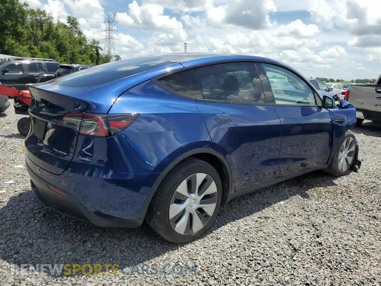3 Photograph of a damaged car 7SAYGAEE1PF942906 TESLA MODEL Y 2023