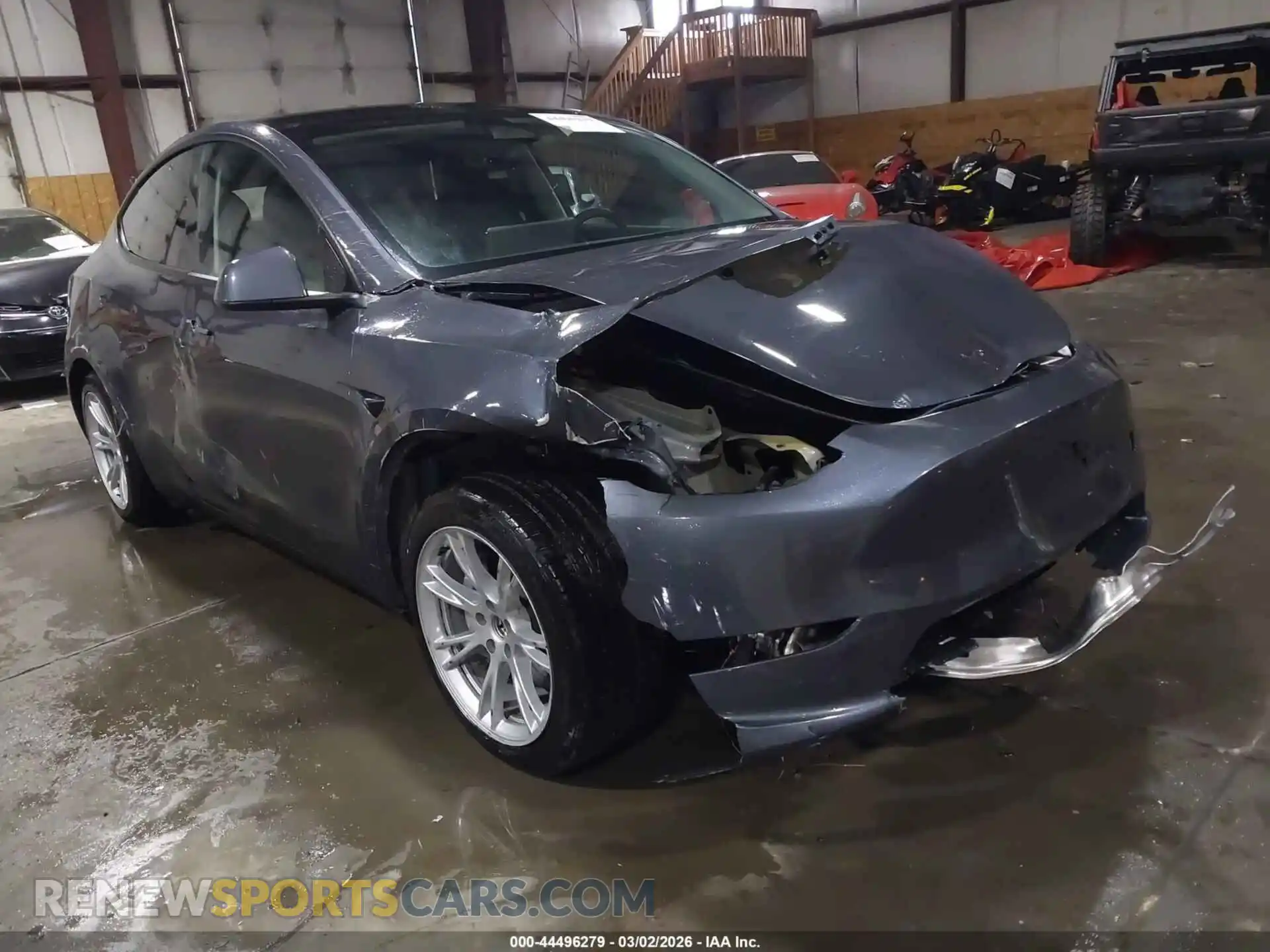 1 Photograph of a damaged car 7SAYGAEE1PF971595 TESLA MODEL Y 2023