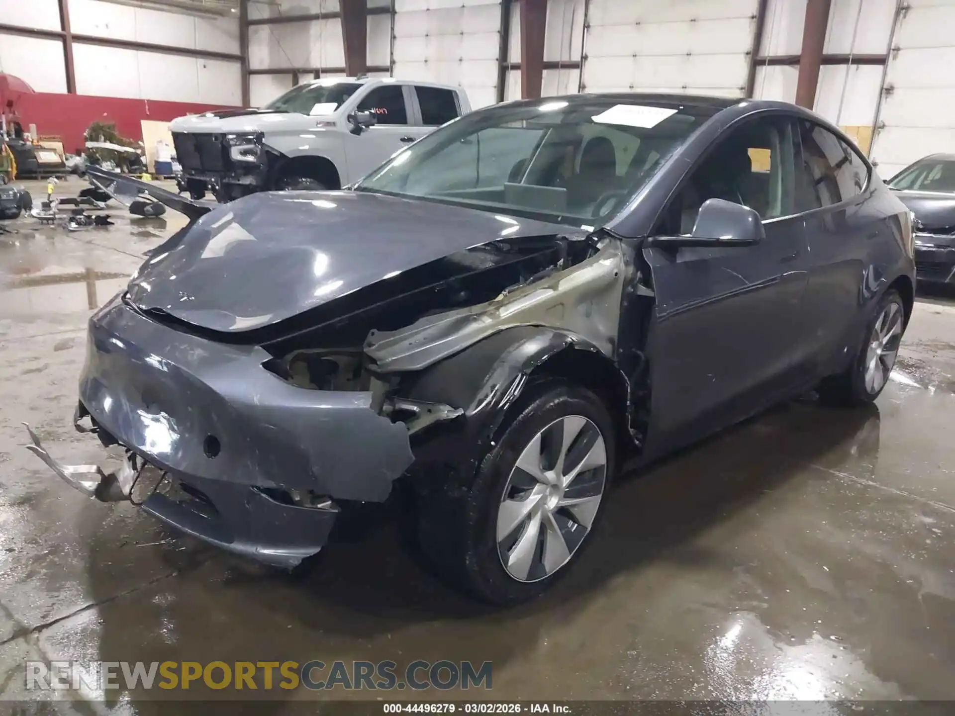2 Photograph of a damaged car 7SAYGAEE1PF971595 TESLA MODEL Y 2023