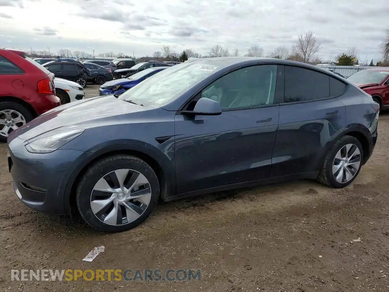 1 Photograph of a damaged car 7SAYGAEE2PF608397 TESLA MODEL Y 2023
