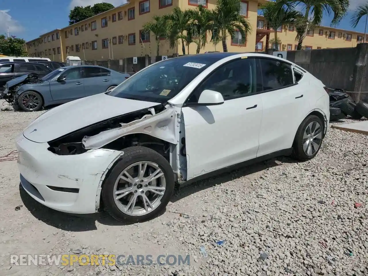 1 Photograph of a damaged car 7SAYGAEE2PF610876 TESLA MODEL Y 2023