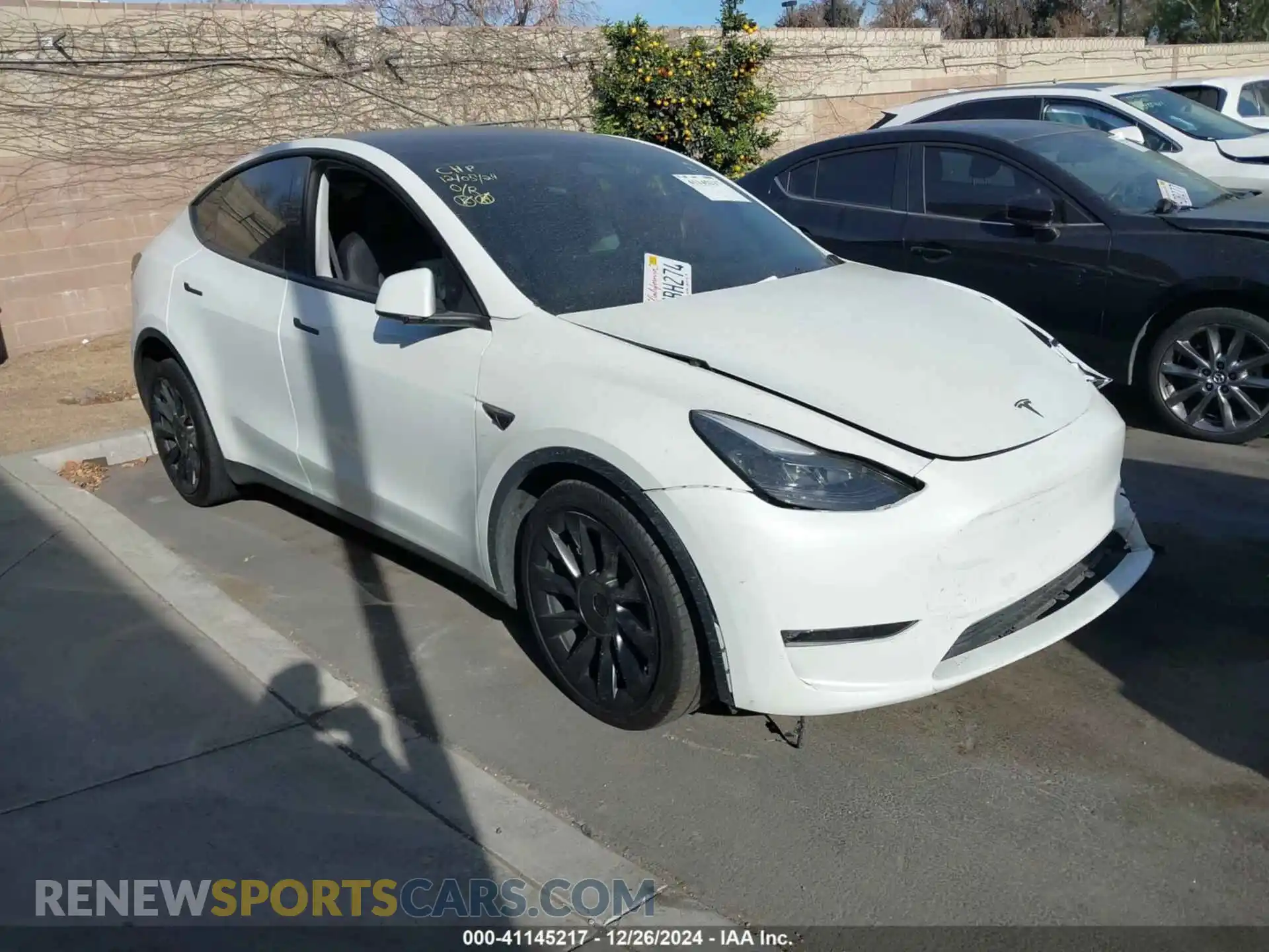 1 Фотография поврежденного автомобиля 7SAYGAEE2PF668910 TESLA MODEL Y 2023