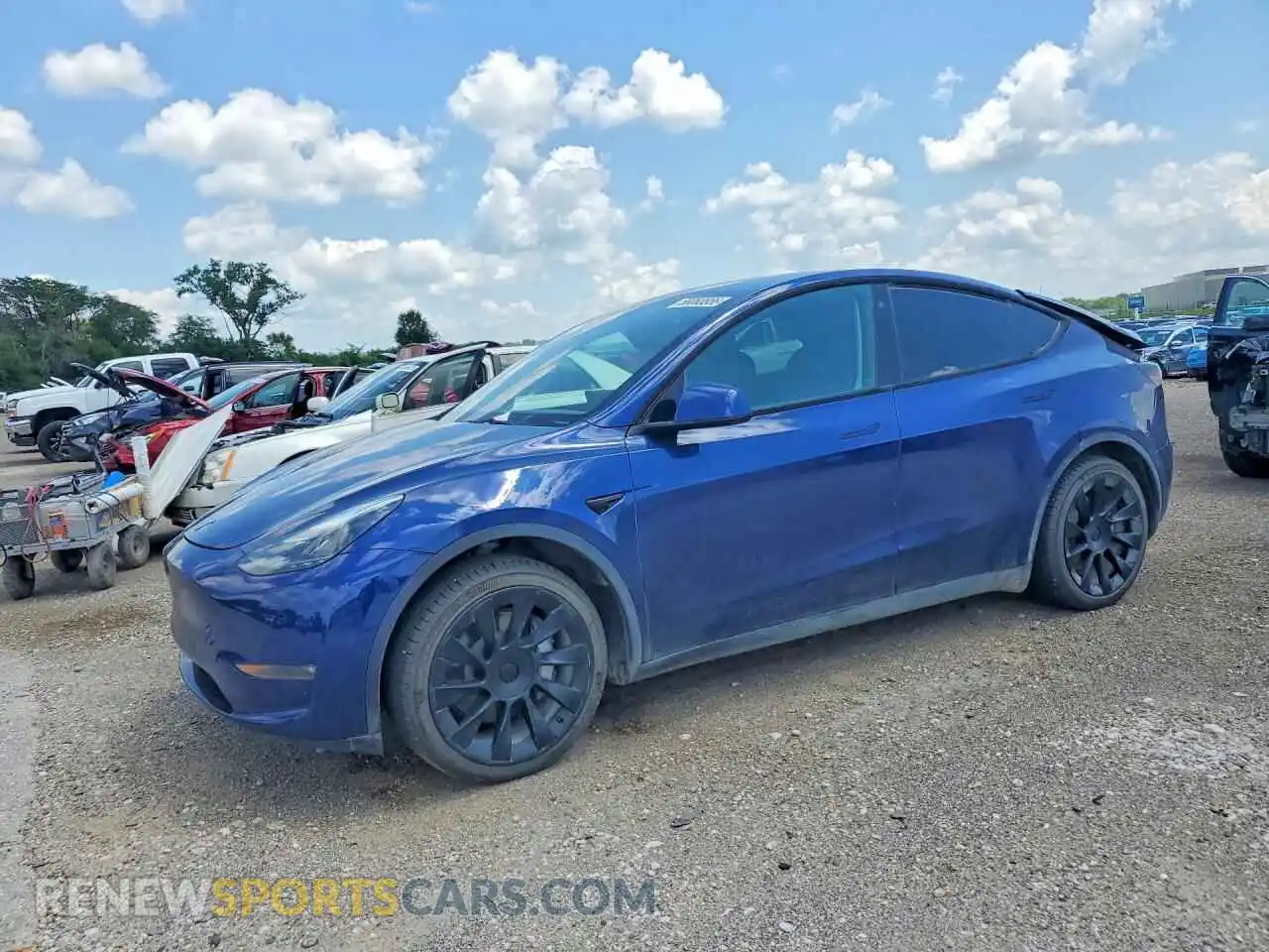 1 Photograph of a damaged car 7SAYGAEE2PF714347 TESLA MODEL Y 2023