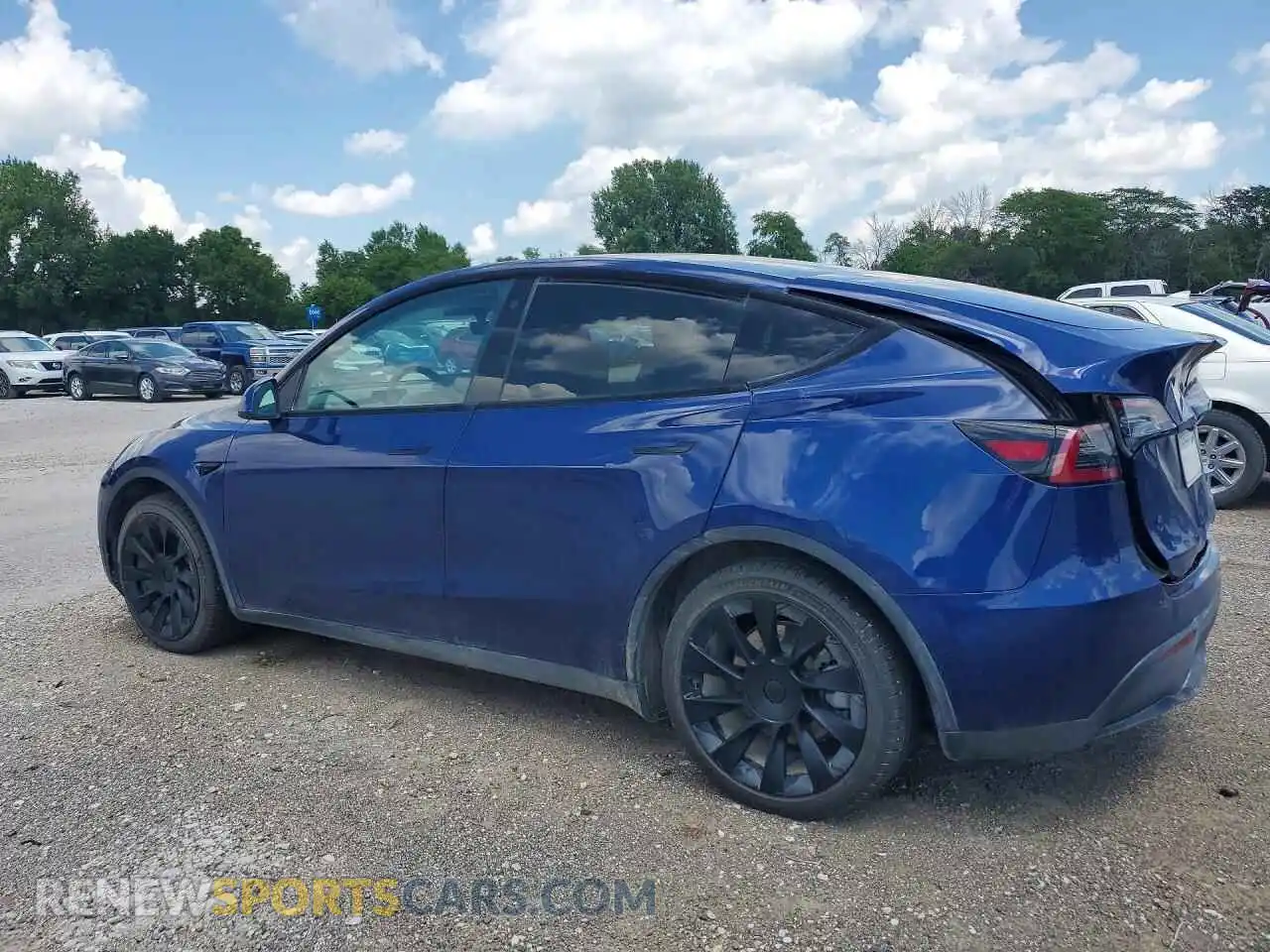 2 Photograph of a damaged car 7SAYGAEE2PF714347 TESLA MODEL Y 2023