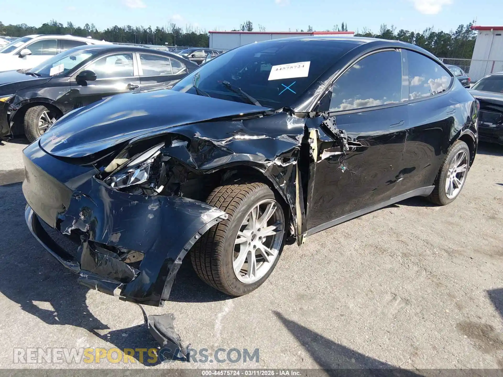 2 Photograph of a damaged car 7SAYGAEE2PF769915 TESLA MODEL Y 2023