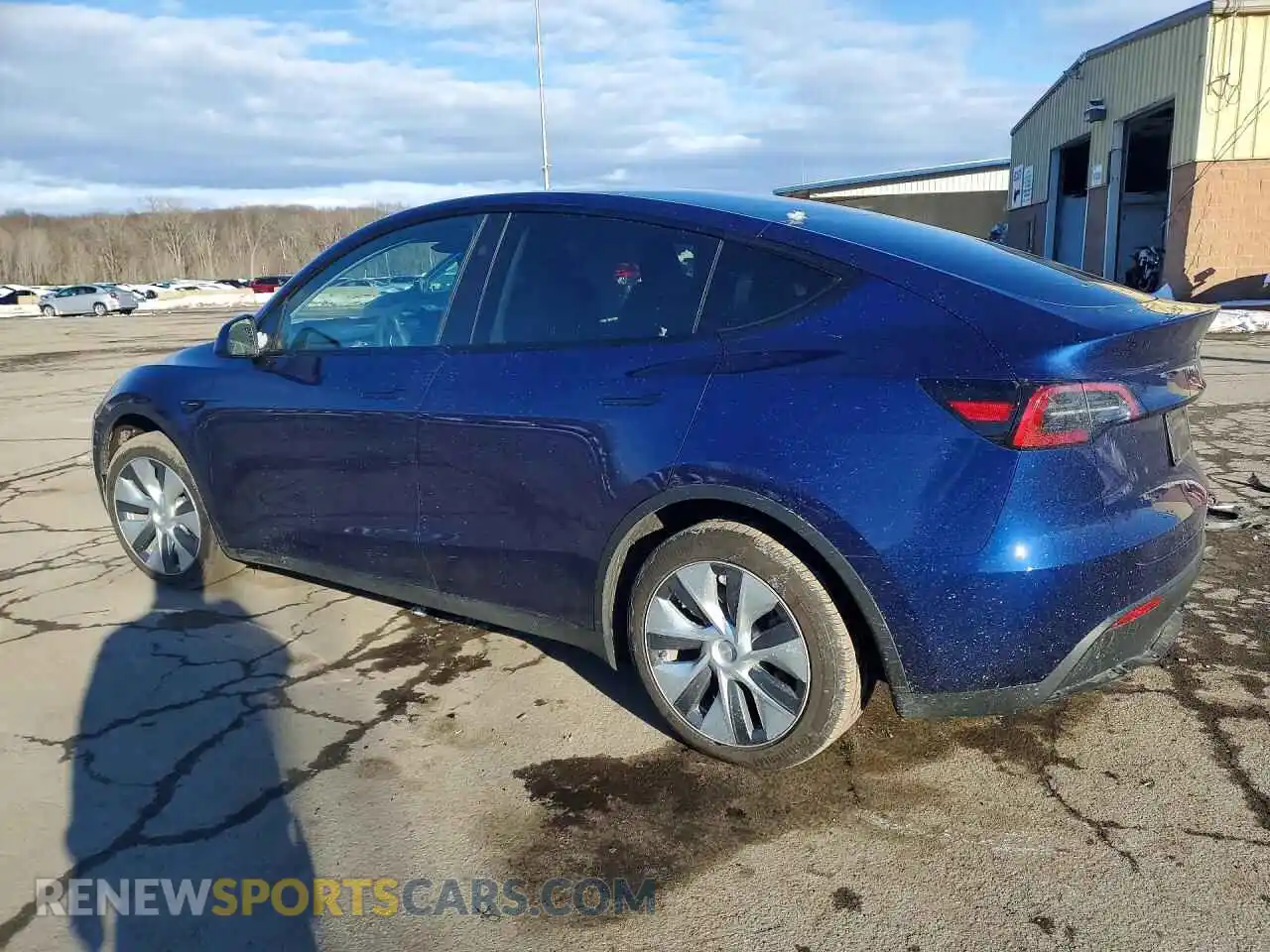 2 Photograph of a damaged car 7SAYGAEE2PF854592 TESLA MODEL Y 2023