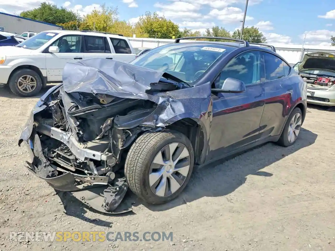 1 fotografías del automóvil dañado 7SAYGAEE2PF865561 TESLA MODEL Y 2023