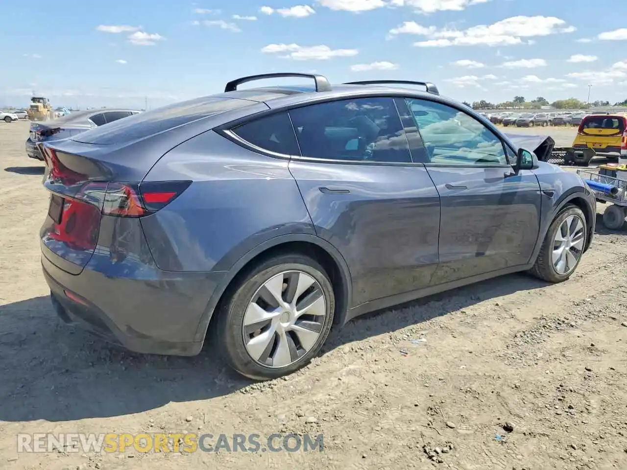 3 fotografías del automóvil dañado 7SAYGAEE2PF865561 TESLA MODEL Y 2023