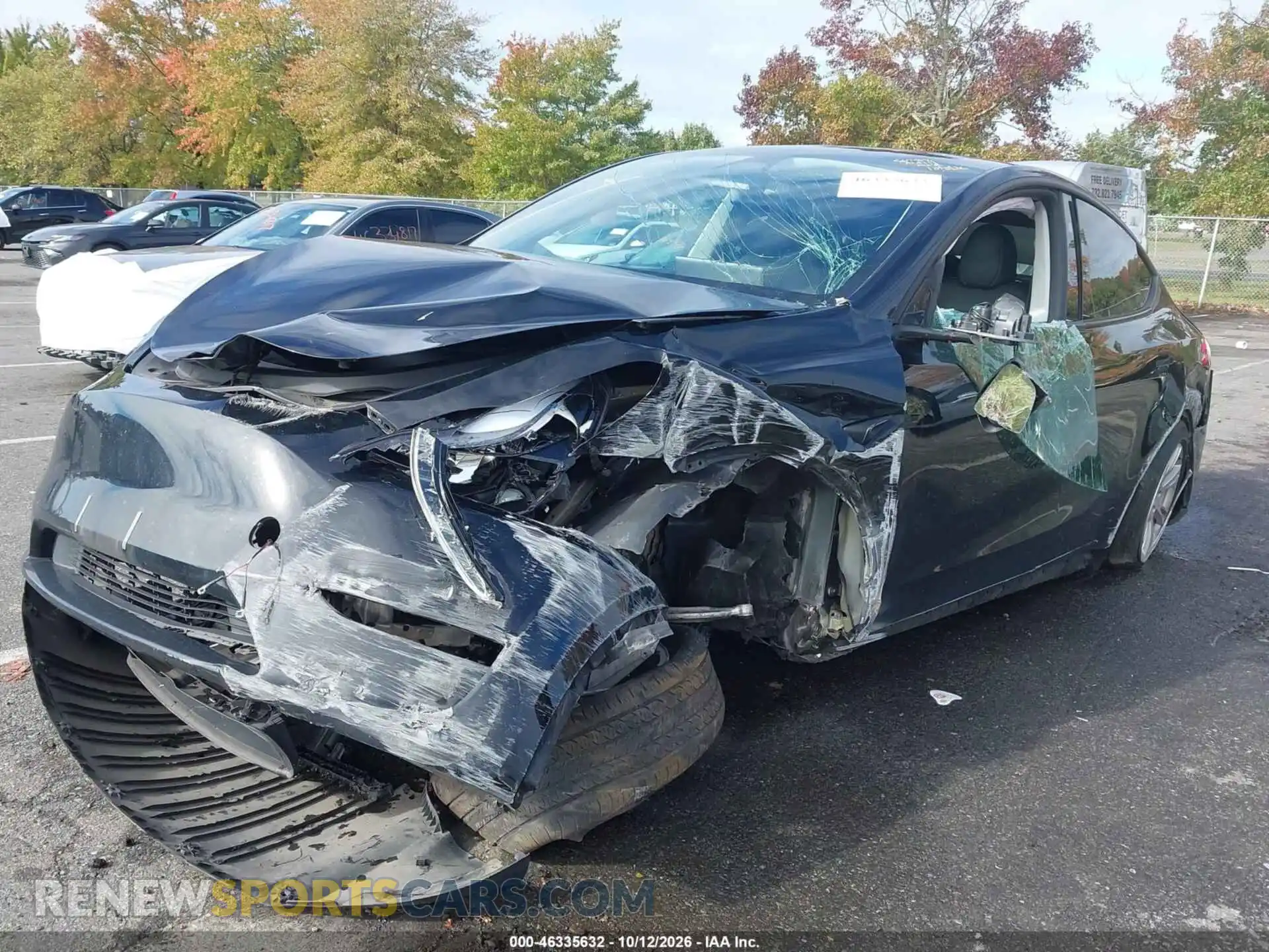 2 Photograph of a damaged car 7SAYGAEE2PF885793 TESLA MODEL Y 2023