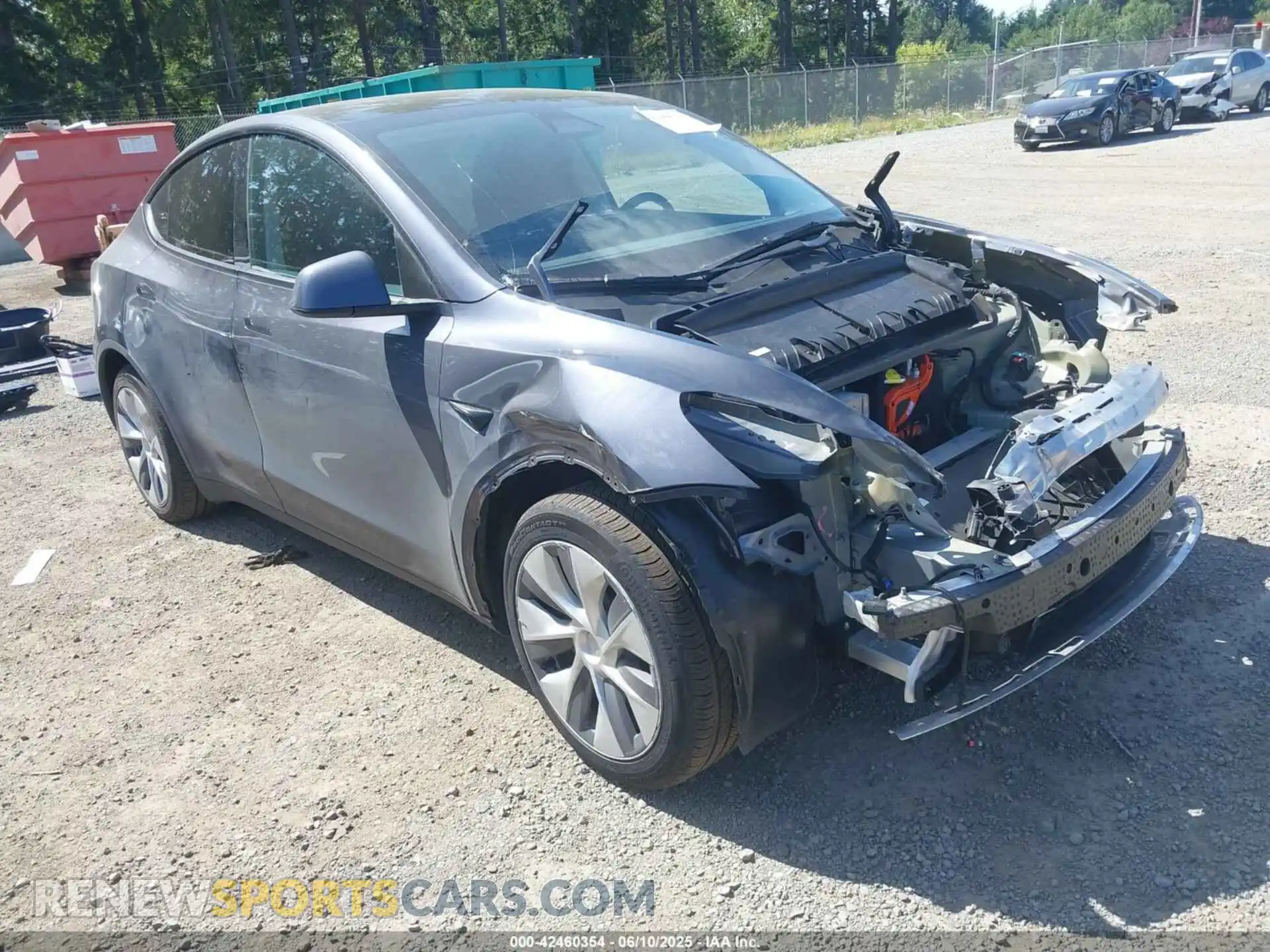1 fotografías del automóvil dañado 7SAYGAEE2PF910479 TESLA MODEL Y 2023