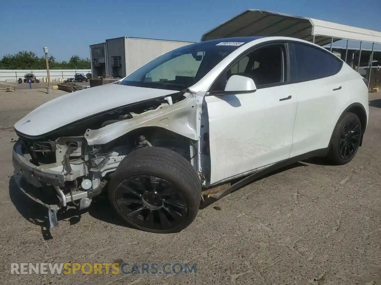 1 Photograph of a damaged car 7SAYGAEE2PF915682 TESLA MODEL Y 2023