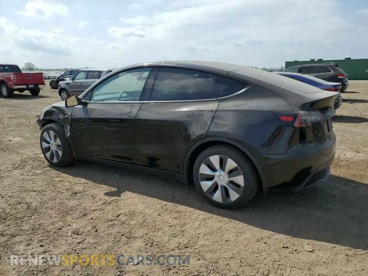 2 Photograph of a damaged car 7SAYGAEE2PF943935 TESLA MODEL Y 2023