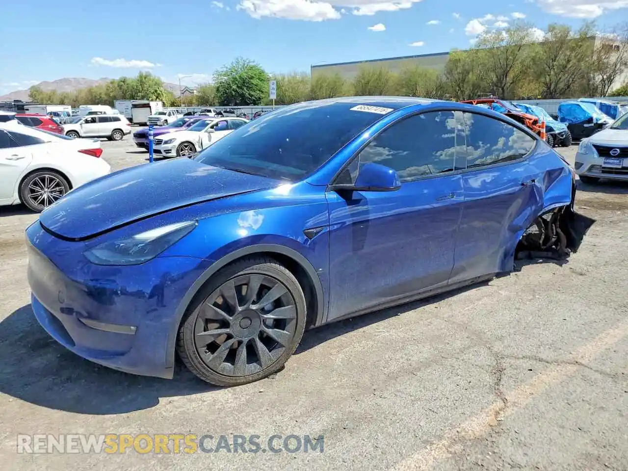 1 Фотография поврежденного автомобиля 7SAYGAEE2PF964591 TESLA MODEL Y 2023
