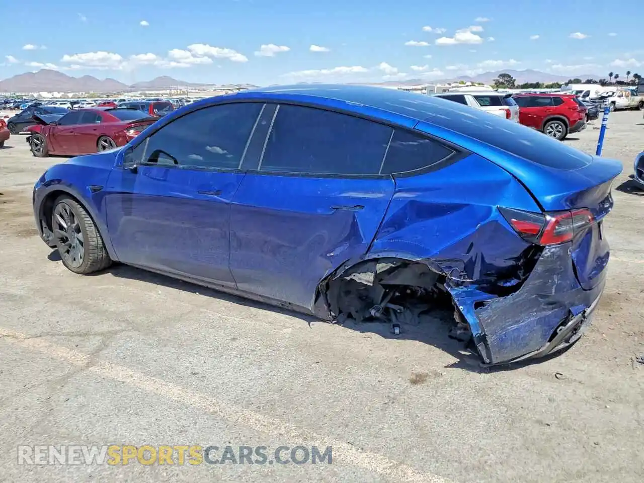 2 Фотография поврежденного автомобиля 7SAYGAEE2PF964591 TESLA MODEL Y 2023