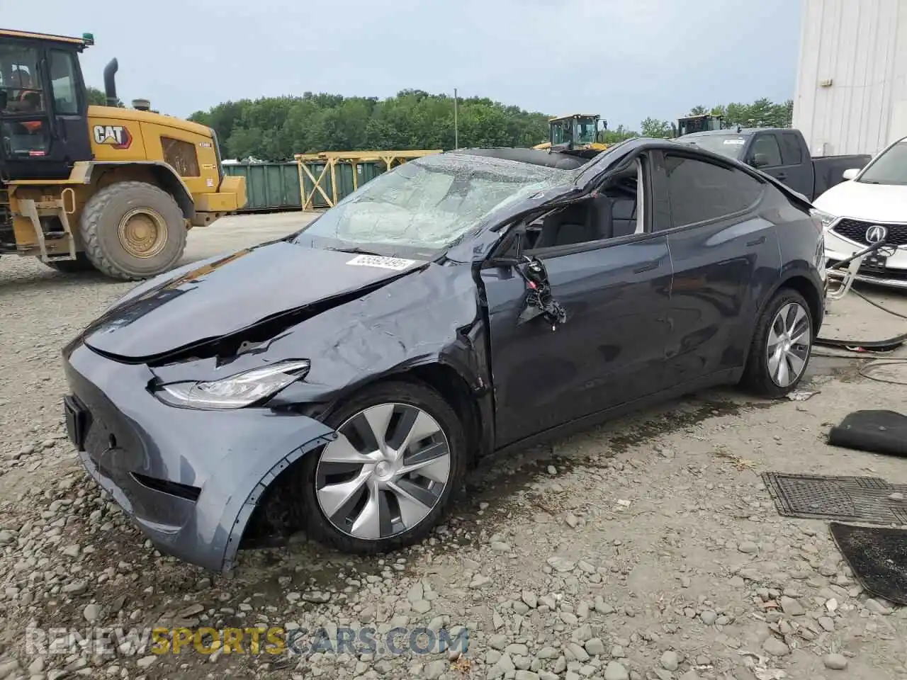 1 Photograph of a damaged car 7SAYGAEE3PF610028 TESLA MODEL Y 2023