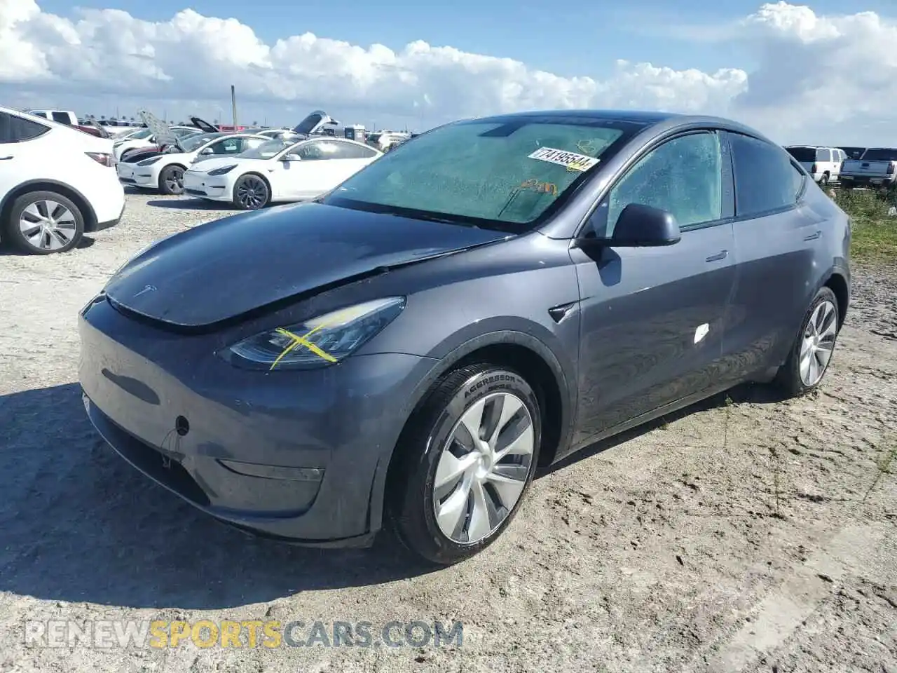 1 Photograph of a damaged car 7SAYGAEE3PF610563 TESLA MODEL Y 2023