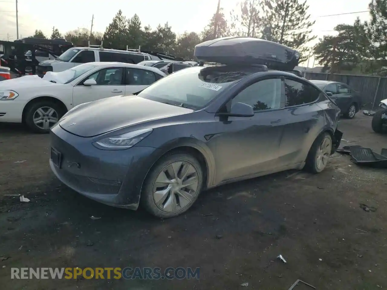 1 Photograph of a damaged car 7SAYGAEE3PF618517 TESLA MODEL Y 2023