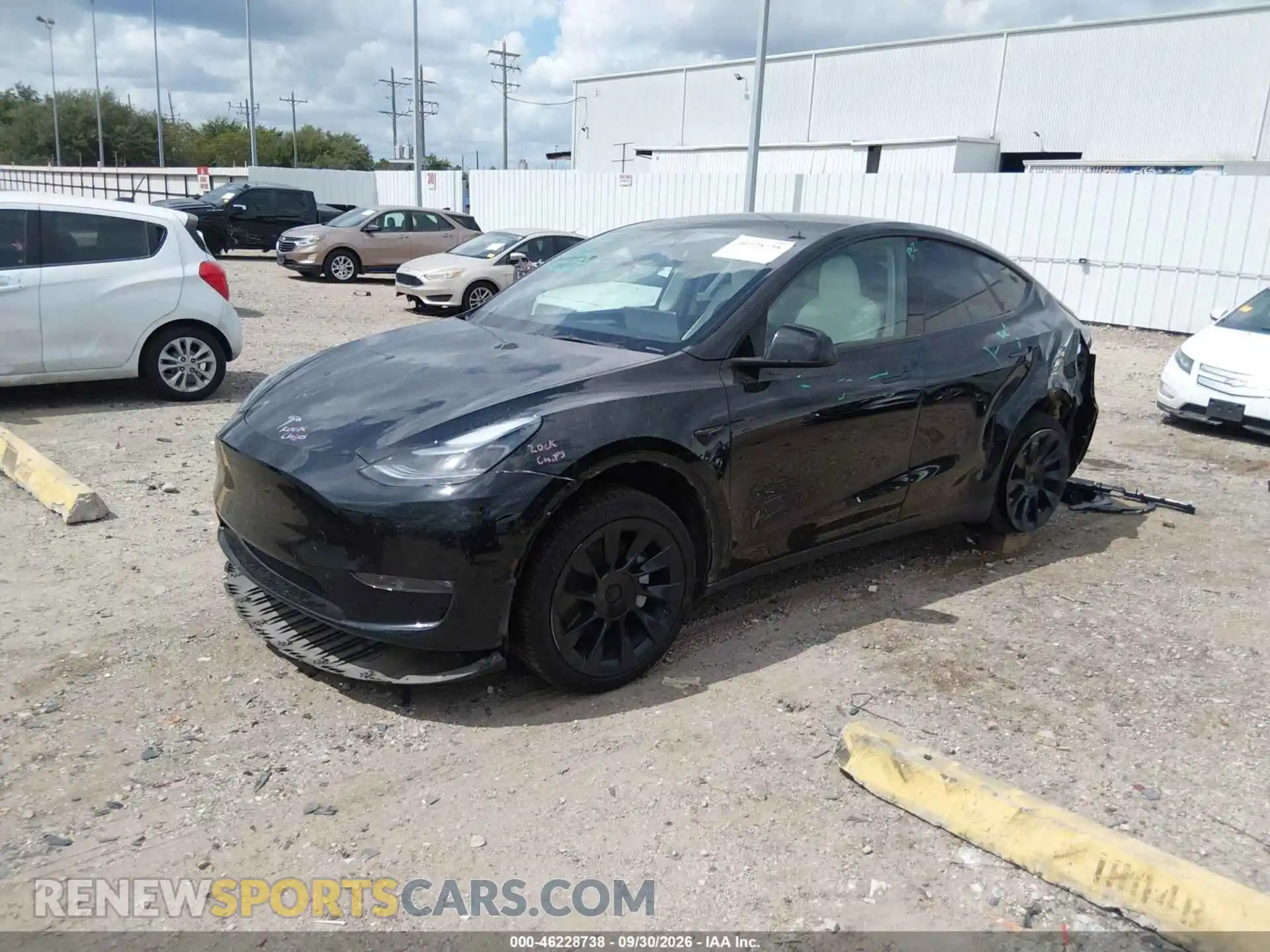 2 Photograph of a damaged car 7SAYGAEE3PF646673 TESLA MODEL Y 2023