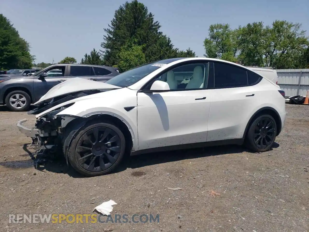 1 Photograph of a damaged car 7SAYGAEE3PF665191 TESLA MODEL Y 2023