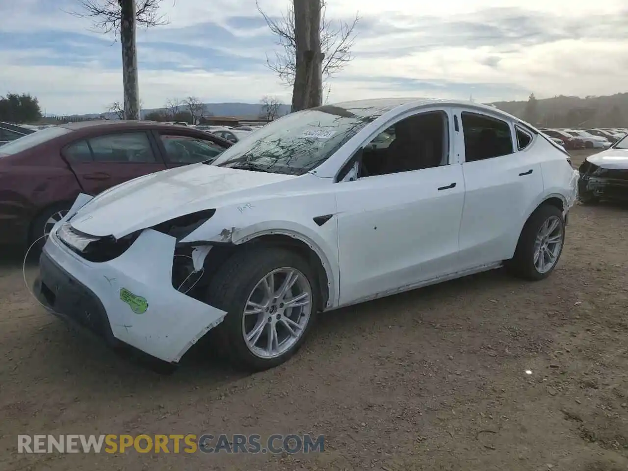 1 Фотография поврежденного автомобиля 7SAYGAEE3PF687031 TESLA MODEL Y 2023