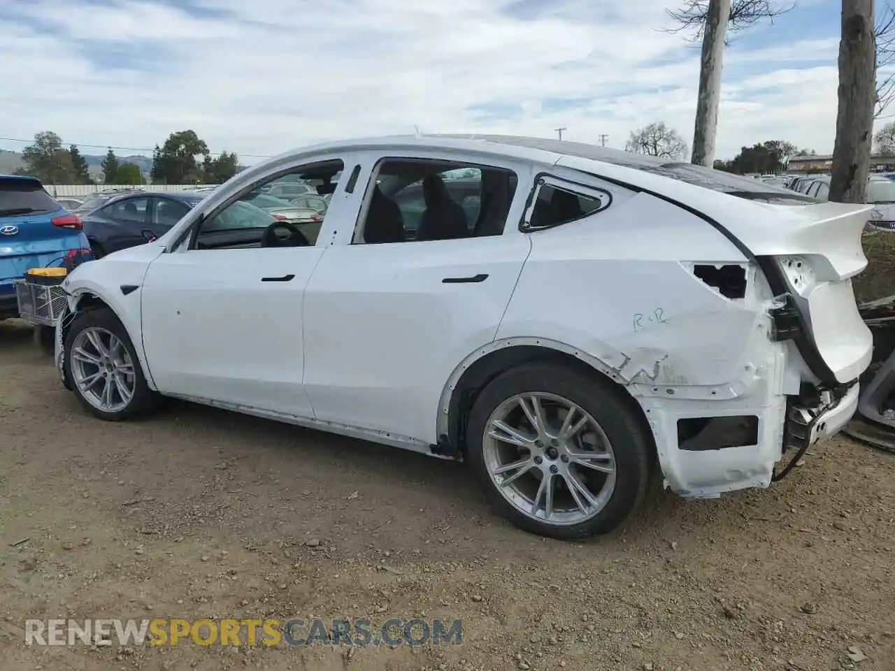 2 Фотография поврежденного автомобиля 7SAYGAEE3PF687031 TESLA MODEL Y 2023