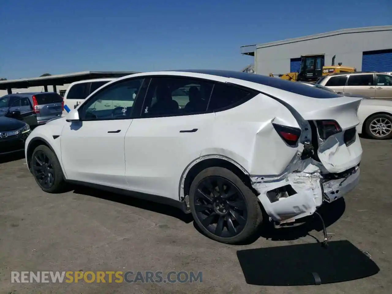 2 Photograph of a damaged car 7SAYGAEE3PF697235 TESLA MODEL Y 2023