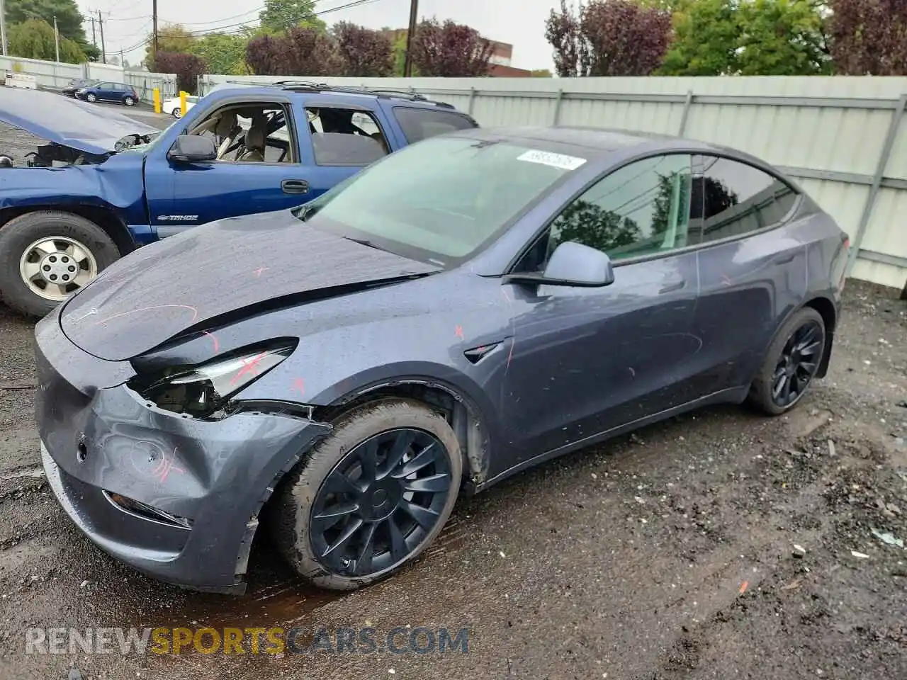 1 Photograph of a damaged car 7SAYGAEE3PF708430 TESLA MODEL Y 2023
