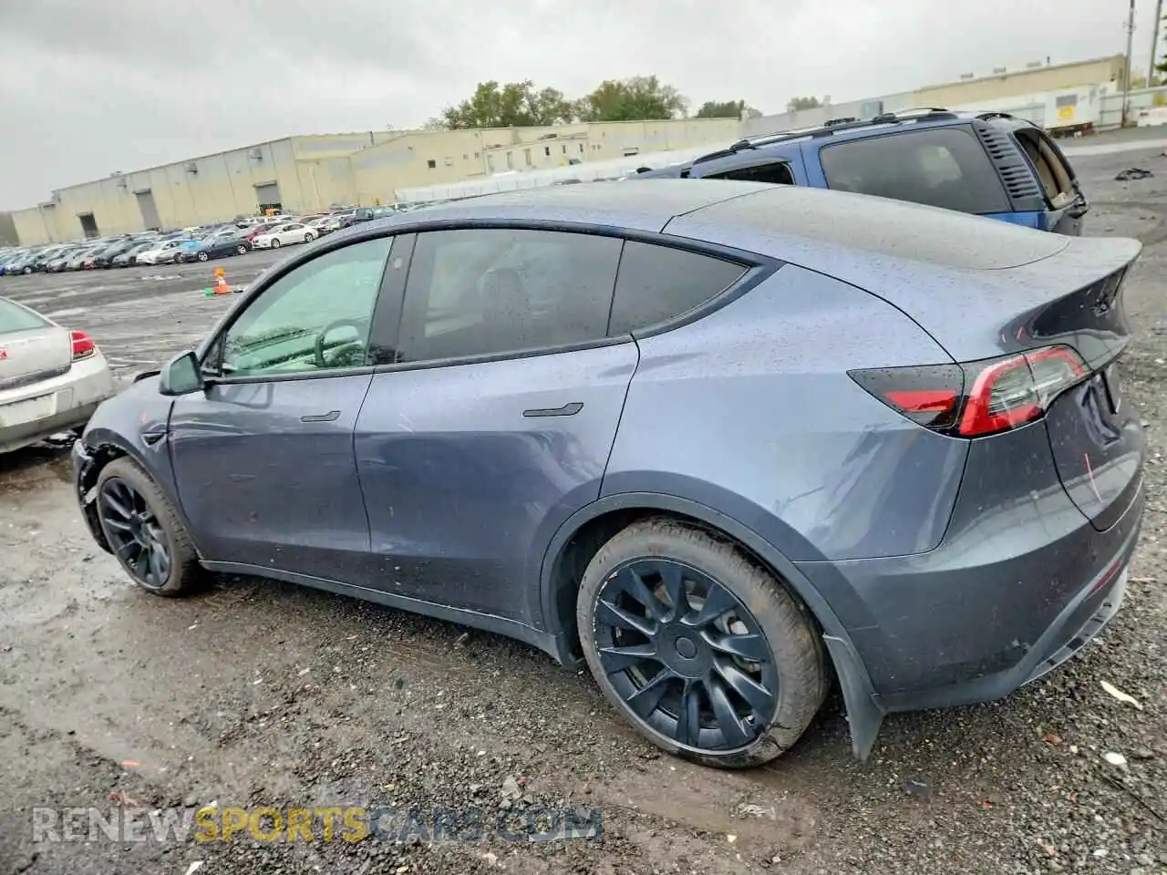 2 Photograph of a damaged car 7SAYGAEE3PF708430 TESLA MODEL Y 2023