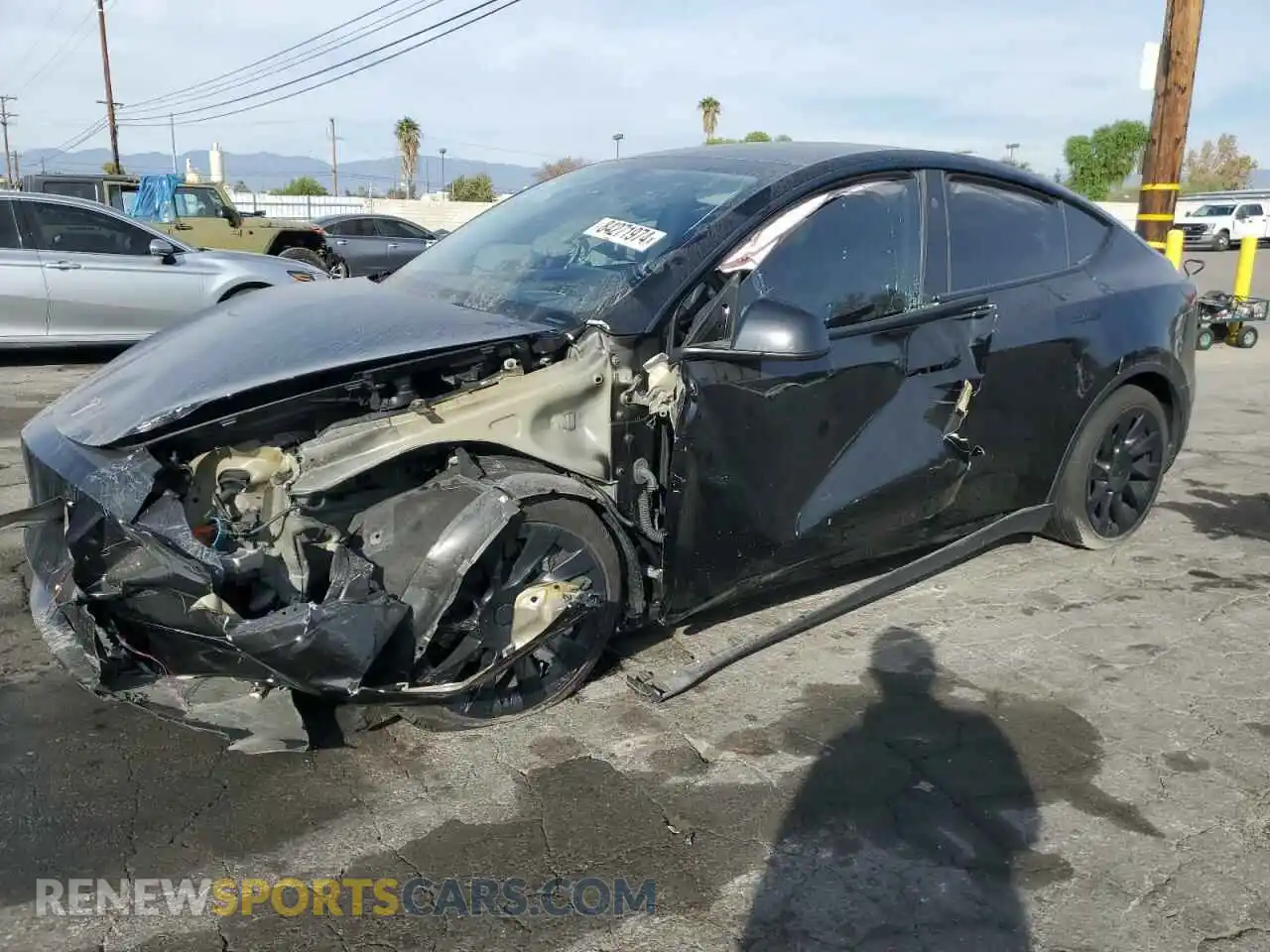 1 Photograph of a damaged car 7SAYGAEE3PF805224 TESLA MODEL Y 2023