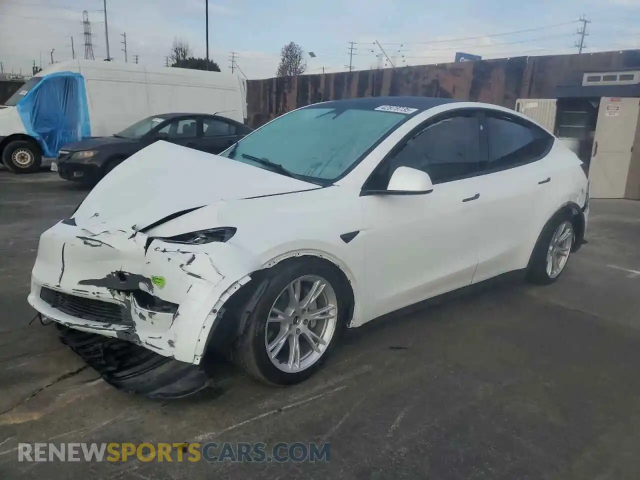 1 Photograph of a damaged car 7SAYGAEE3PF810889 TESLA MODEL Y 2023