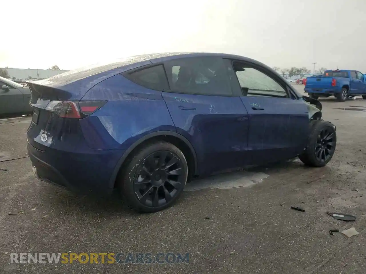 3 Photograph of a damaged car 7SAYGAEE3PF842256 TESLA MODEL Y 2023