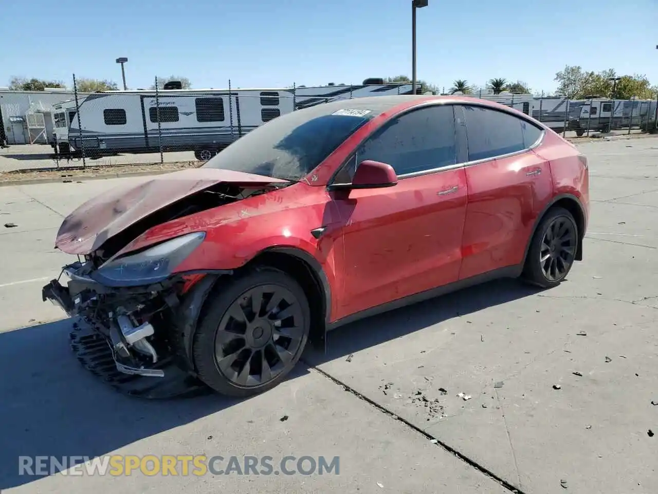 1 Photograph of a damaged car 7SAYGAEE3PF871854 TESLA MODEL Y 2023