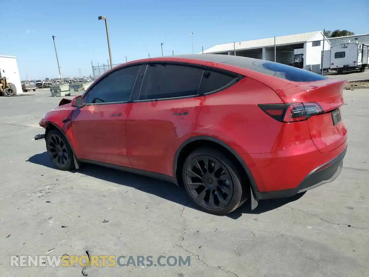 2 Photograph of a damaged car 7SAYGAEE3PF871854 TESLA MODEL Y 2023