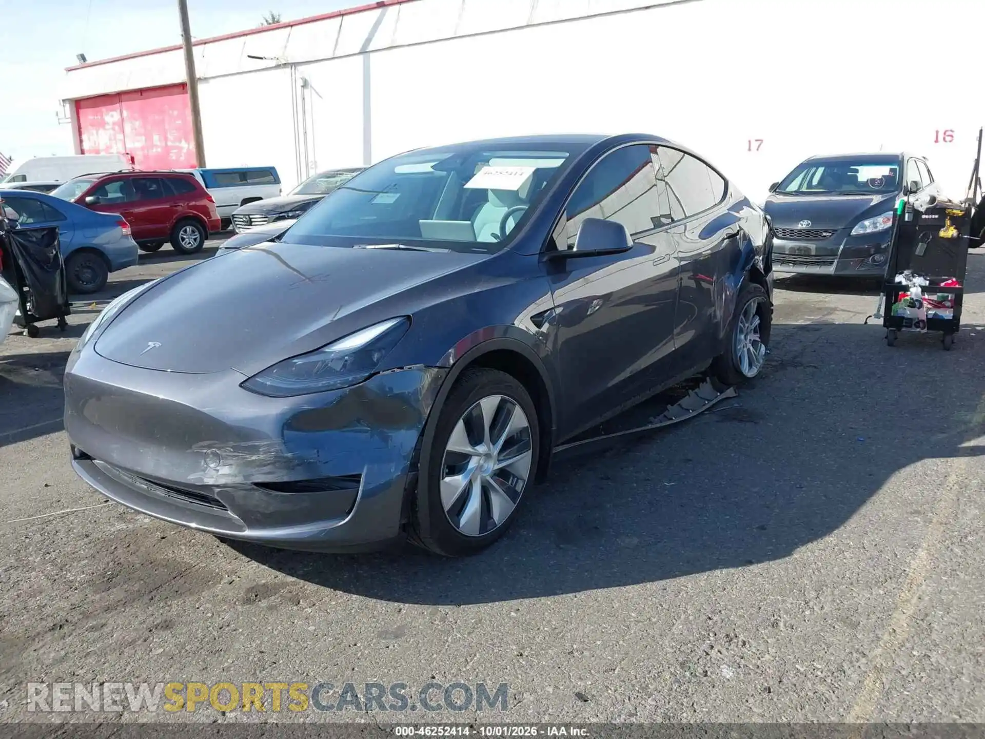 2 Фотография поврежденного автомобиля 7SAYGAEE3PF885852 TESLA MODEL Y 2023