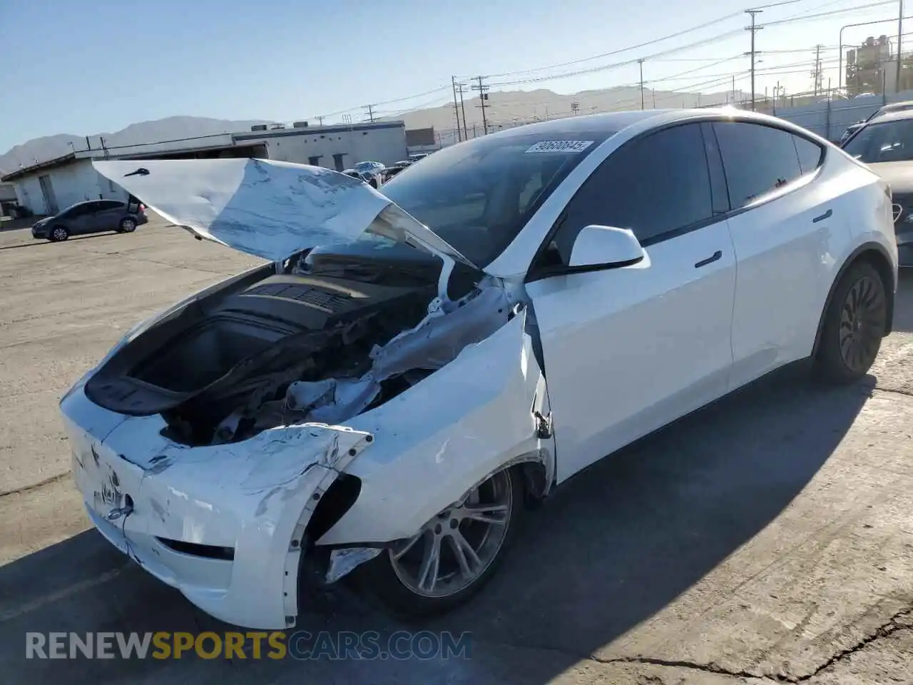 1 Photograph of a damaged car 7SAYGAEE3PF977334 TESLA MODEL Y 2023